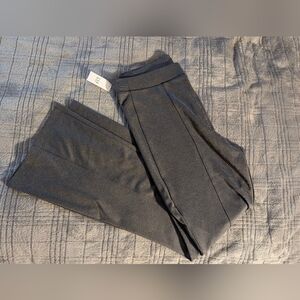 NWT Gap Stretch Mid Rise Gray Flare Leg Leggings Large